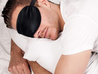 22 Momme Pure Mulberry Silk Sleep Mask Filled with 100 Mulberry Silk Black silkdelux.com 1612762991