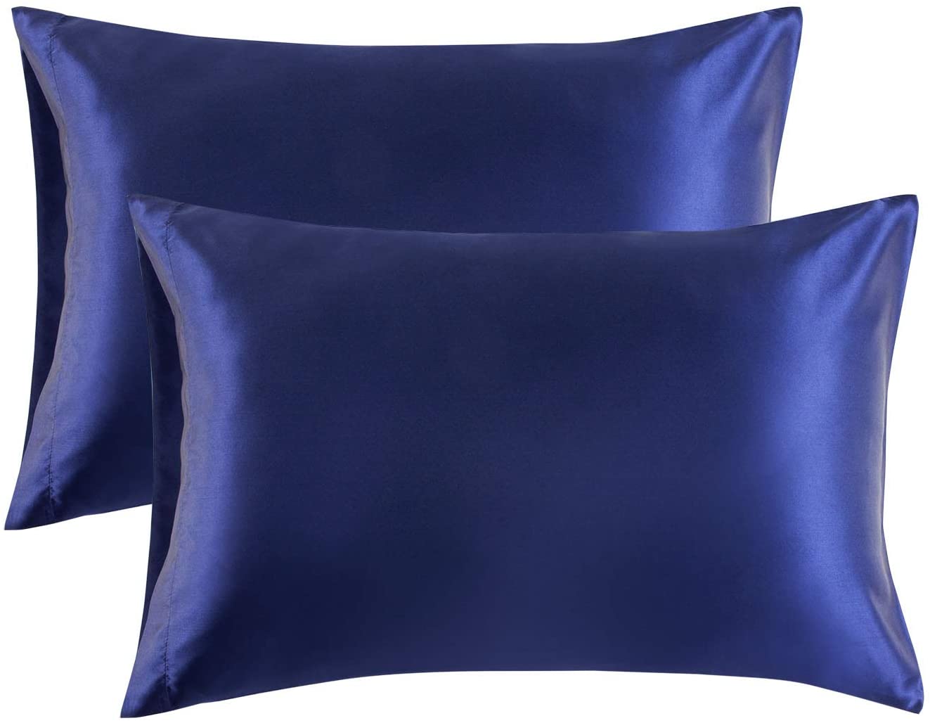 set 2 luxury 100 pure mulberry silk pillowcase 22 momme queen size navy 473
